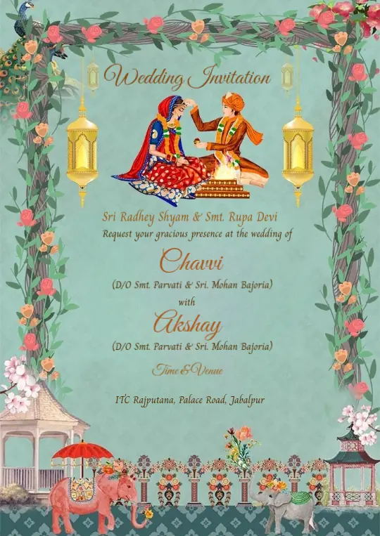 Gujarati Wedding - Customize This Template (Free)